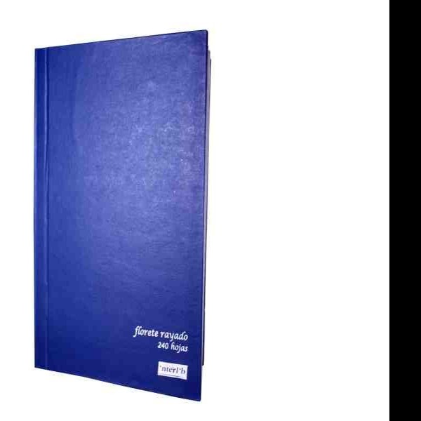 LIBRO FLORETE GRIS AZUL INTERLIB FF.240H.E.3 C.21